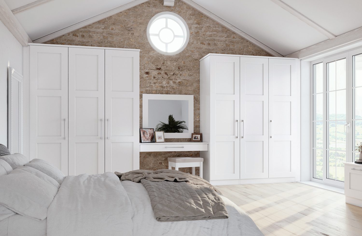 Fitted-Wardrobes-Bamburgh-Super-Matt-White