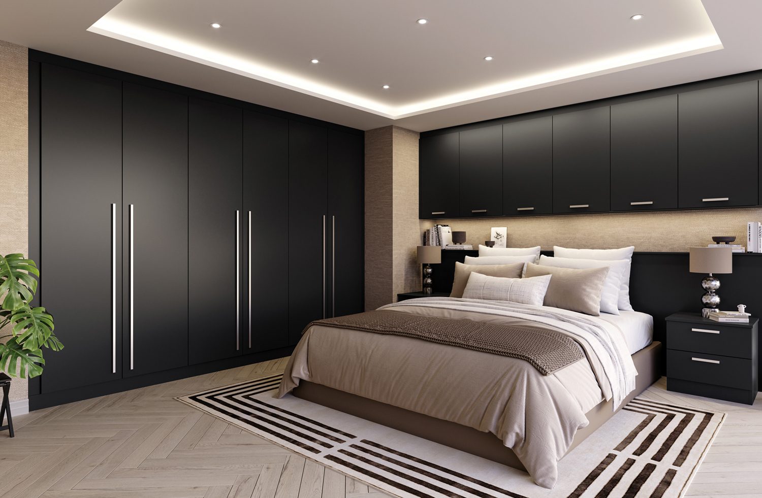 Fitted-wardrobes-Glacier-Super-Matt-Black